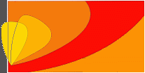 Logo: stilis. Blätter in Gelb und Orange